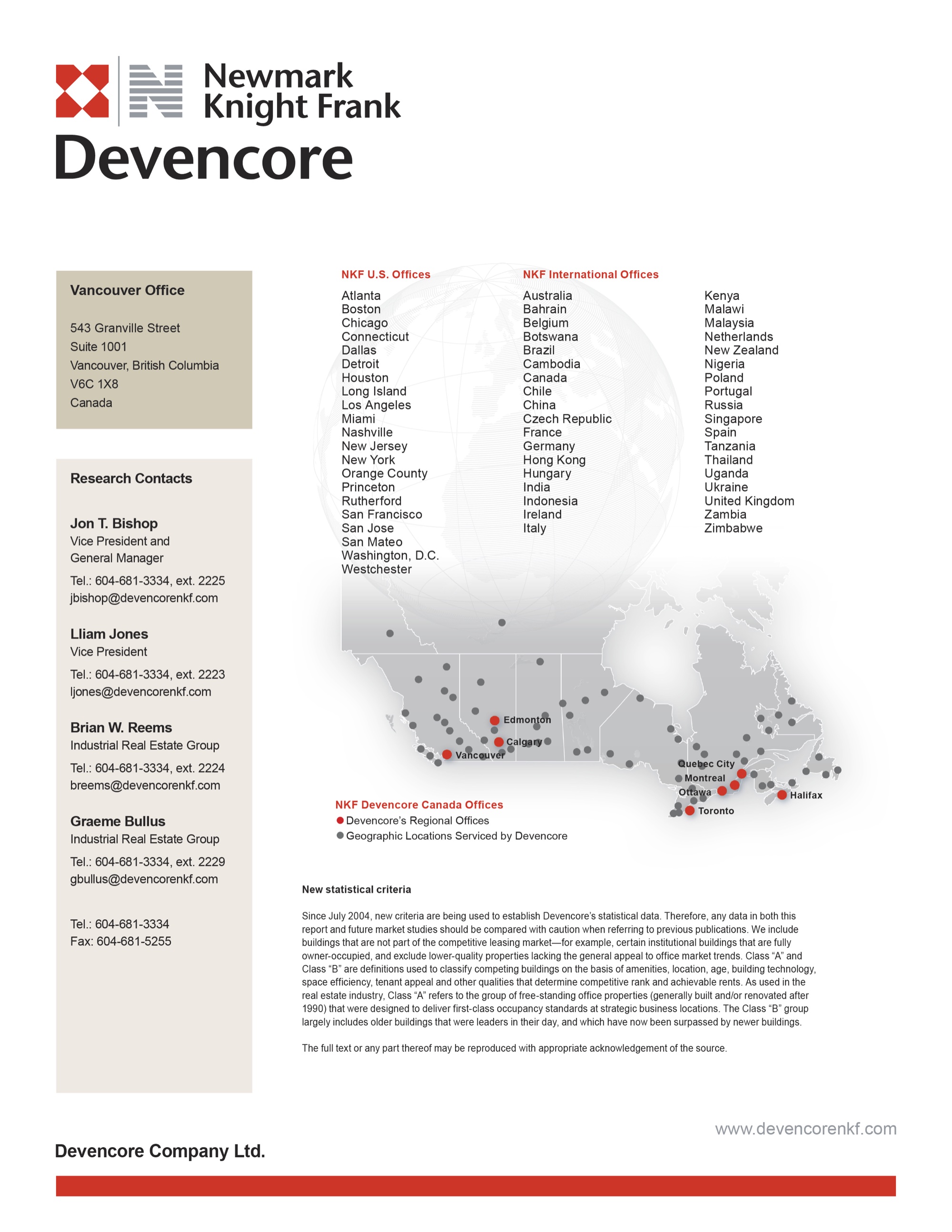 Devencore Industrial Market Study