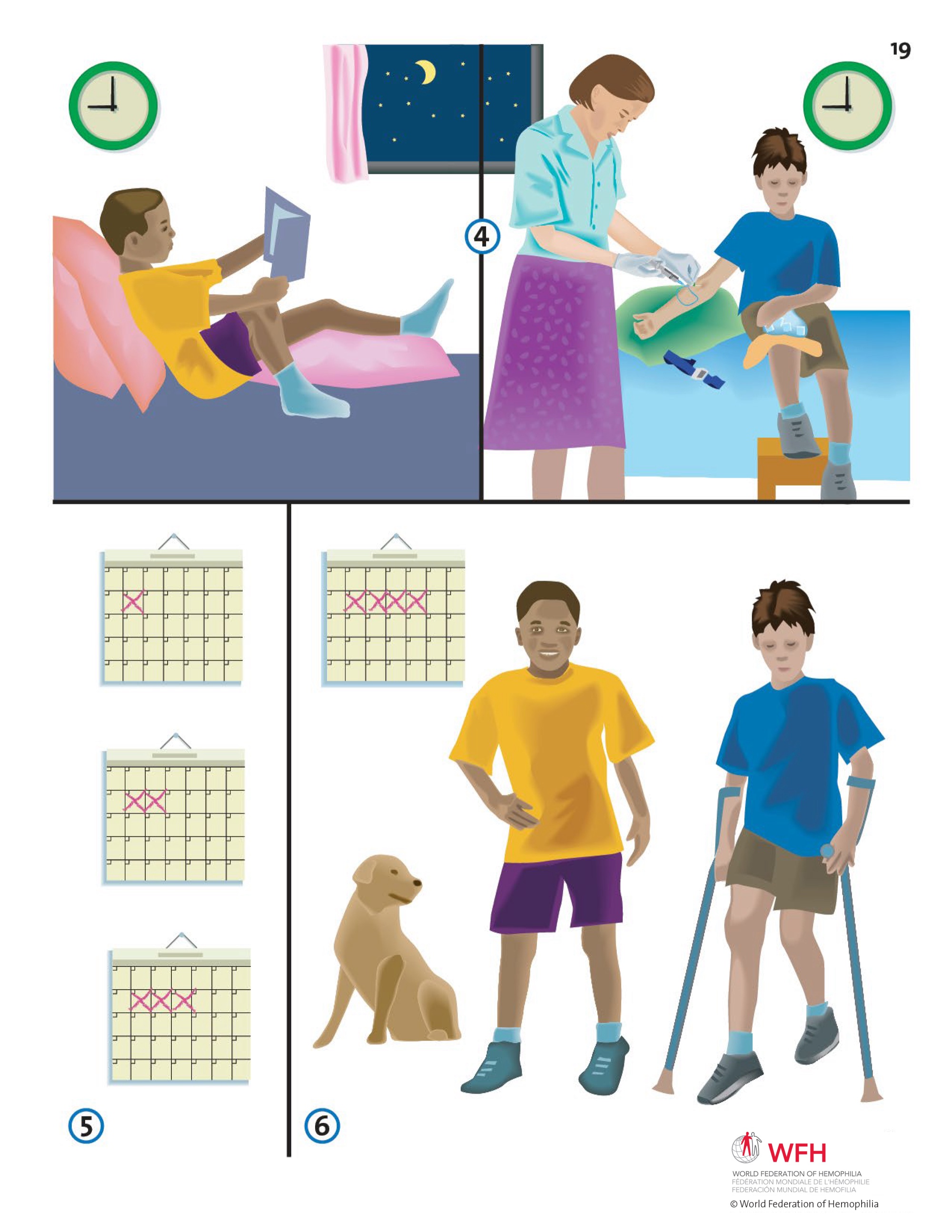 Hemophilia in Pictures spread