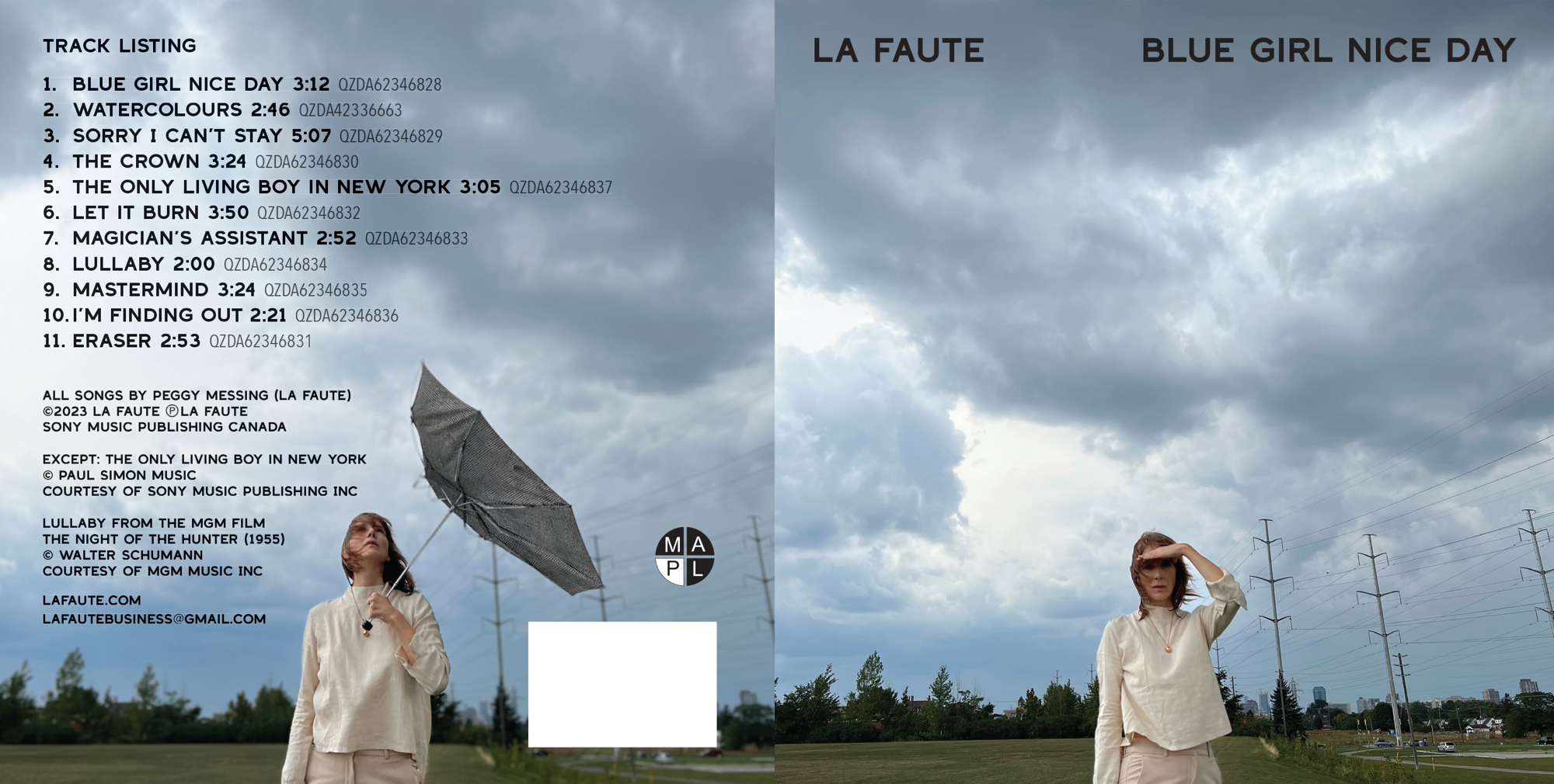 La Faute CD Sleeve