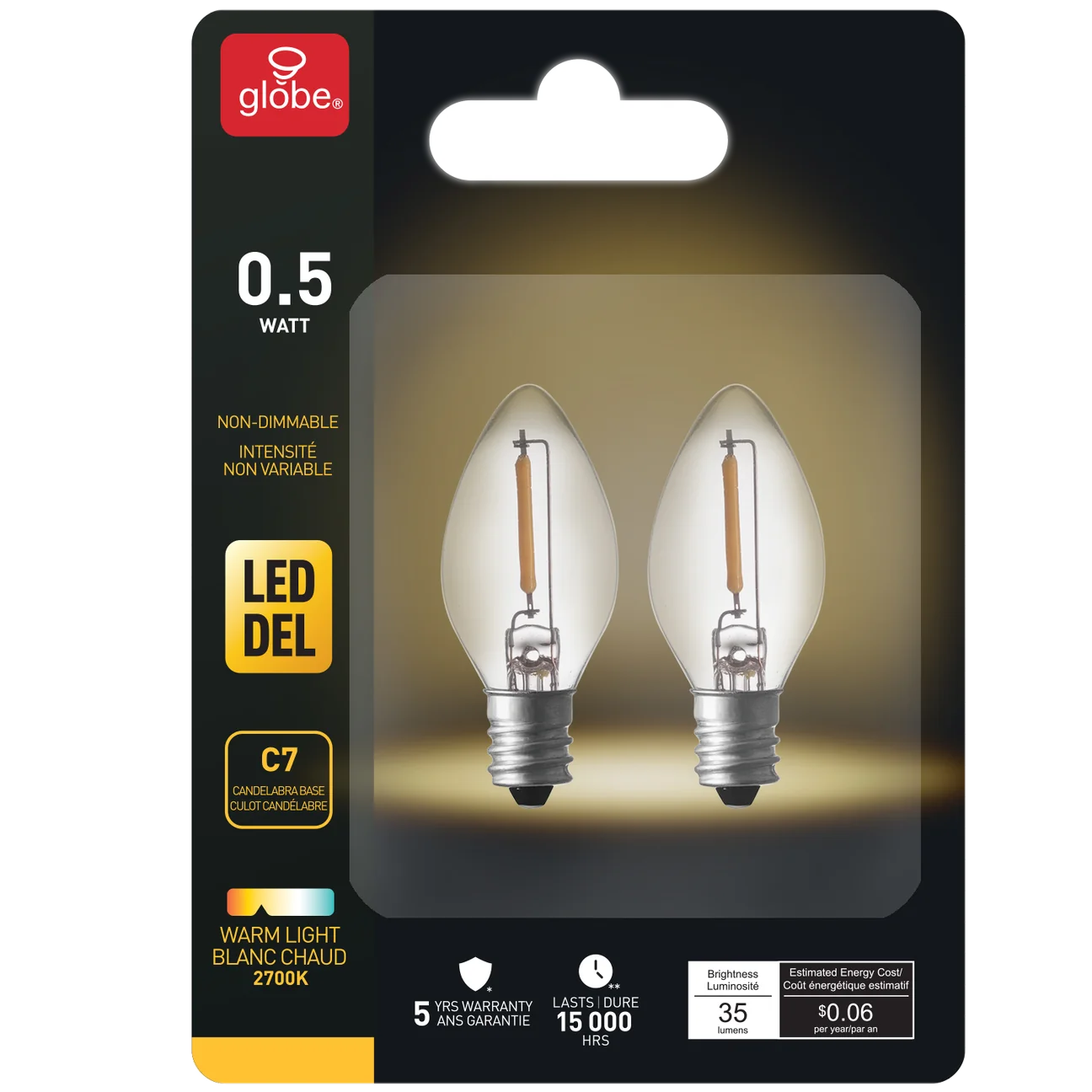 Globe Electric candelabra2