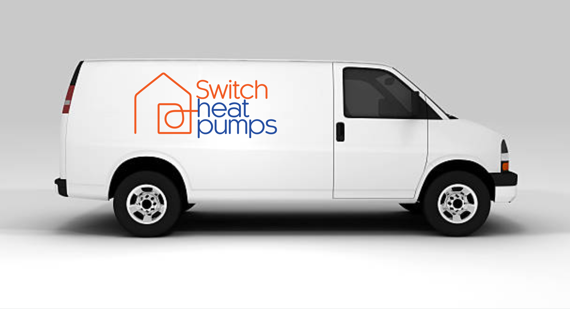 Switch logo on van