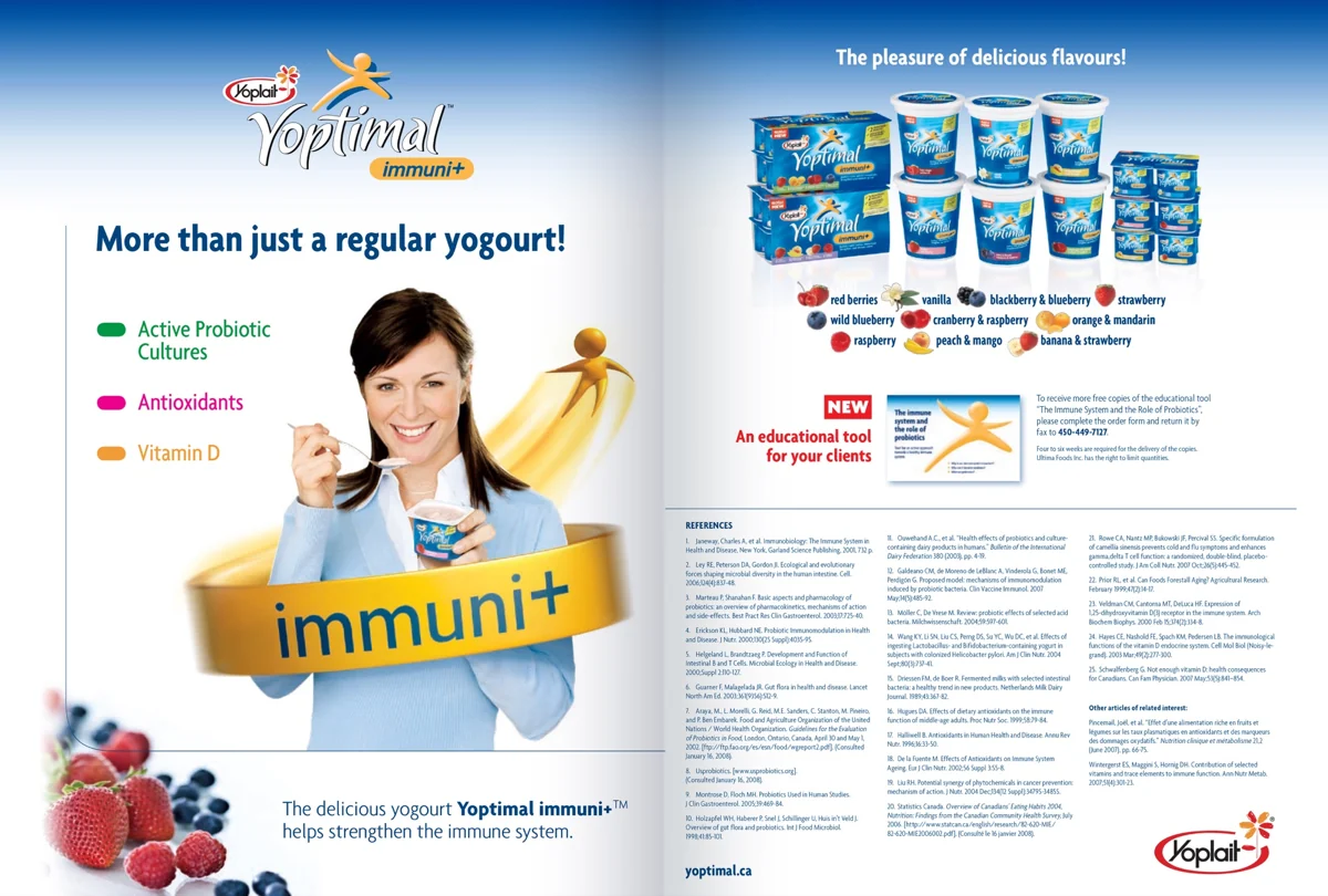 Yoplait Yoptimal leaflet