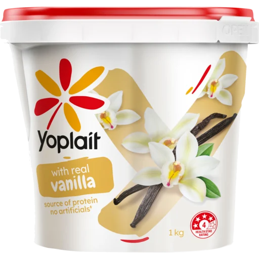 Yoplait vanilla yogurt tub